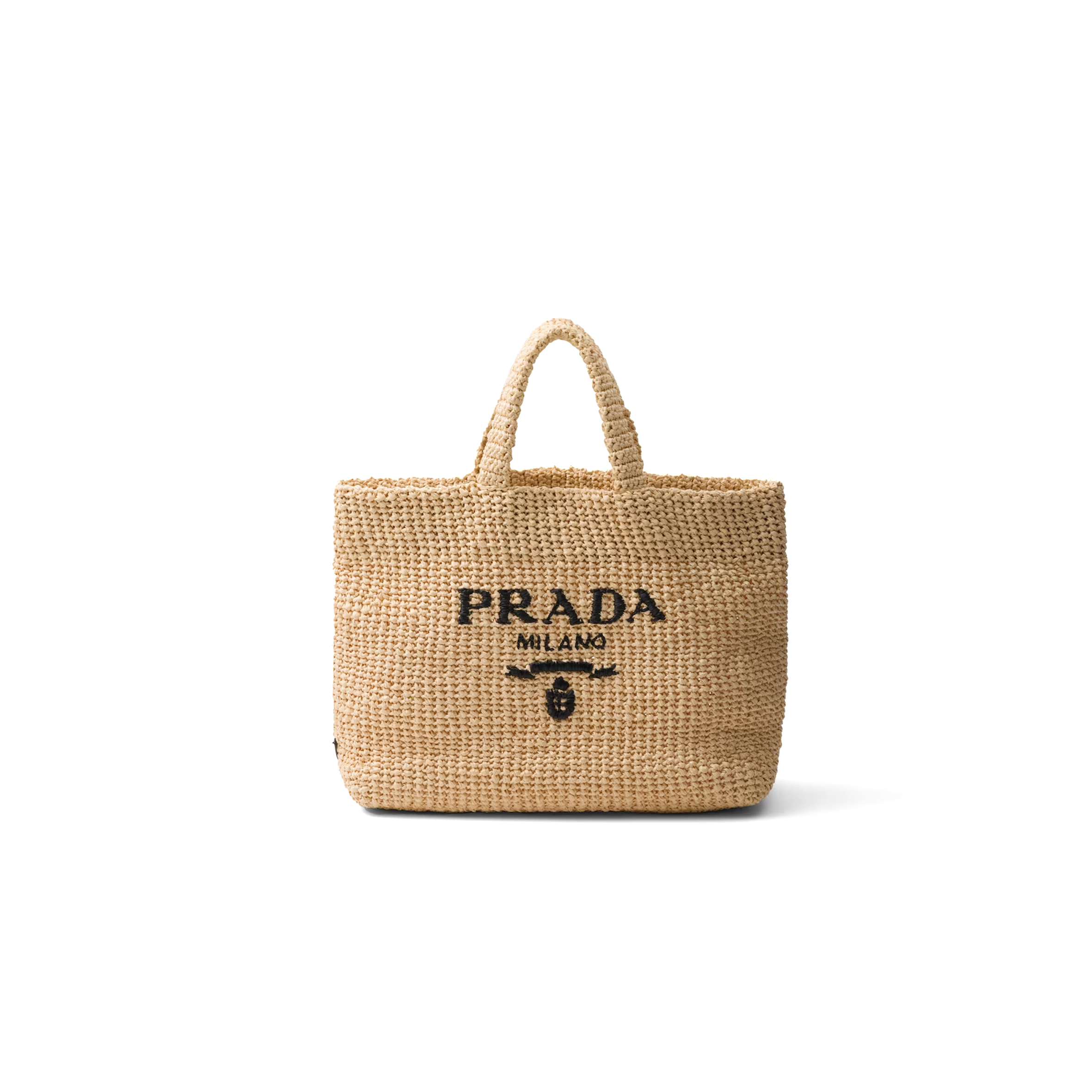Pra*a crochet tote bag 1bg392 (40*34*16cm)